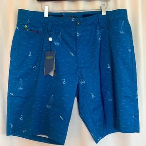 William Murray men’s sz 38 never worn, NWT golf shorts sailboats